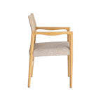 Silla con brazos natural-beige 50 x 50 x 81,50 cm. Material y acabado: METAL / TEJIDO · NATURAL-BEIGE. Fotografía 5