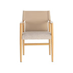 Silla con brazos natural-beige 50 x 50 x 81,50 cm. Material y acabado: METAL / TEJIDO · NATURAL-BEIGE. Fotografía 8