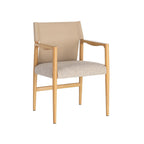 Silla con brazos natural-beige 50 x 50 x 81,50 cm. Material y acabado: METAL / TEJIDO · NATURAL-BEIGE. Fotografía 11